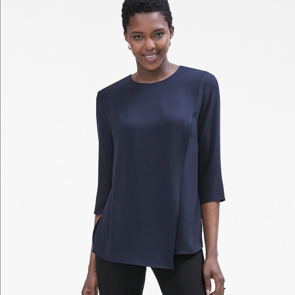 MM Lafleur Bourgeois Blouse in galaxy blue